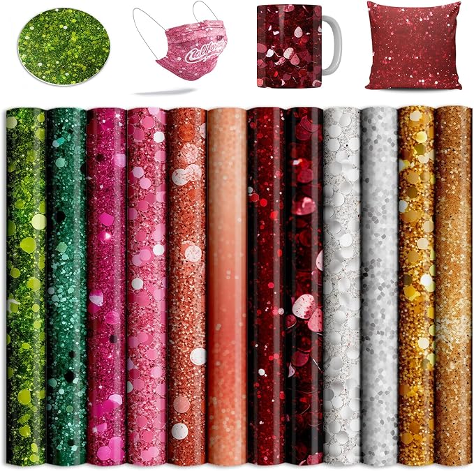 Glitter Sublimation Transfer Sheets by LuckyGoddness