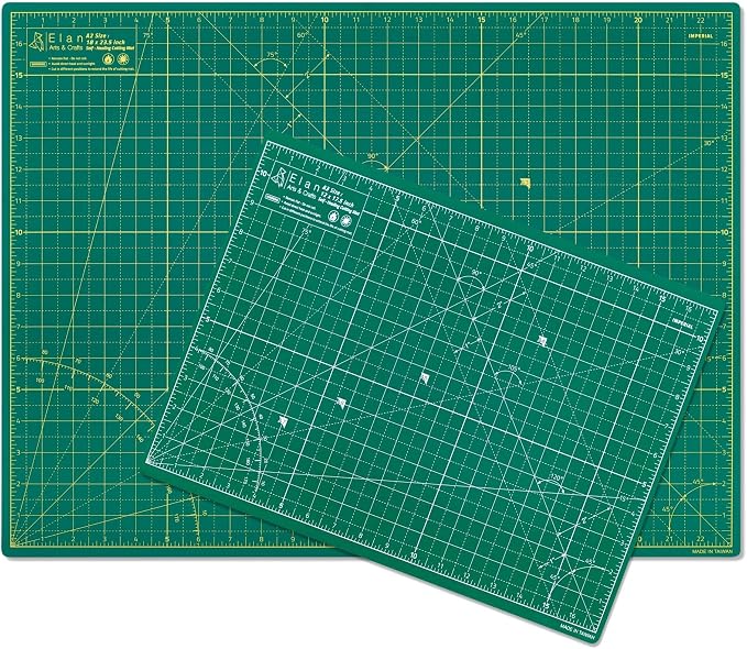 Elan Cutting Mat A2 Green, Self Healing Cutting Mat 18x24 Inch, 5-Ply Craft - Image 3