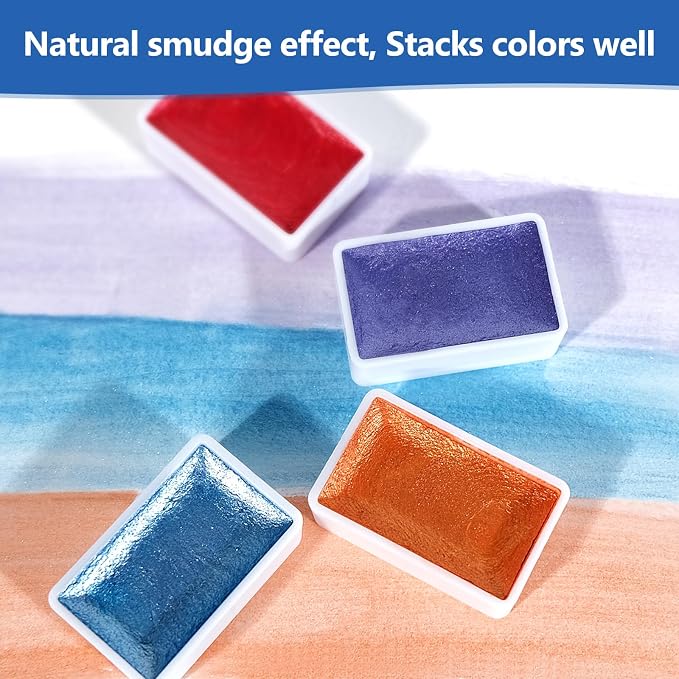 3ml Glitter Watercolor Paint Set - Image 5