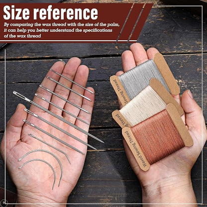 Upholstery Repair Kit, Thread Repair Sewing Kit and Upholstery Needle, 3 Colors - Image 4