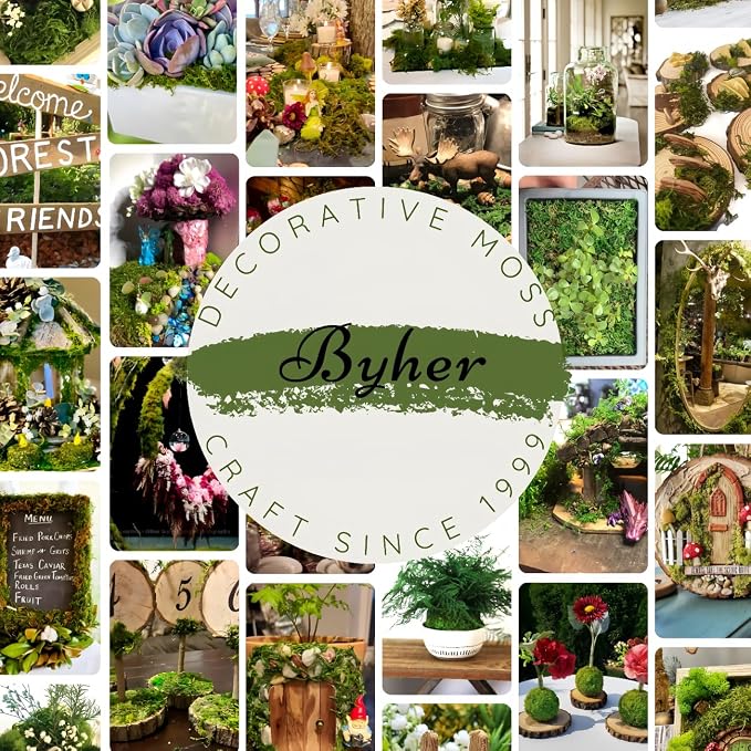 BYHER 35 OZ Large Capacity Fake Moss - Image 7
