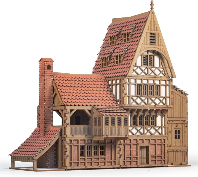 Guild Hall - DIY Wooden House Building Kit by IBuiltIt