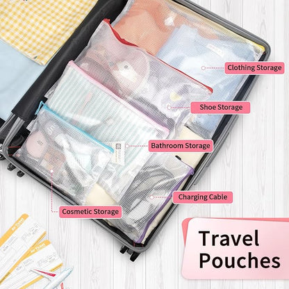 Umriox Mesh Zipper Pouch, 14.9x11.0 in, Extra Large Zipper Bags, Waterproof - Image 7