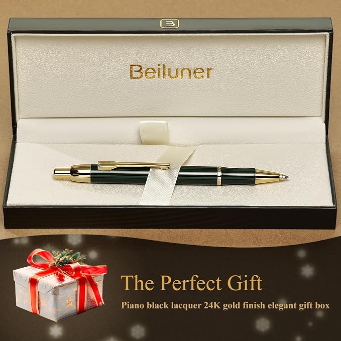 BEILUNER Luxury Gel Pen with 24K Gold Electroplating Finish, Luxury Grade - Image 7