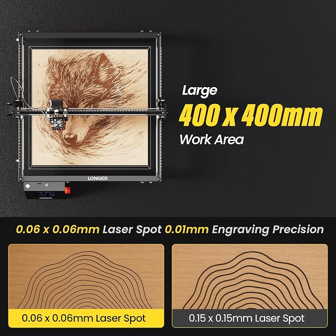 LONGER Laser Engraver Ray5 10000mW Engraver Machine DIY CNC Laser Cutter Tool - Image 3