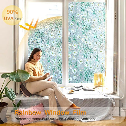 Window Privacy Film Stain Glass Window Film Rainbow Window Film Window clings - Image 4