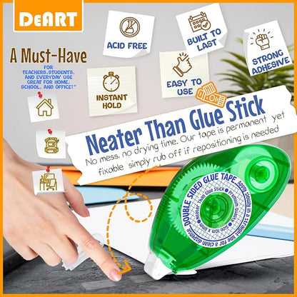 Double Sided Tape Scrapbook Tape Roller, Adhesive Glue Runner, Scrapbooking - Image 7