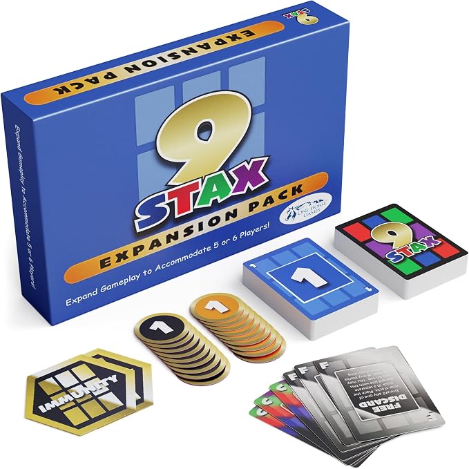 Card Game Expansion Pack – Family-Friendly Card Game – Fun by 9Stax