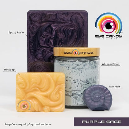 Eye Candy Pigments Premium Purple Mica Powder - Image 2