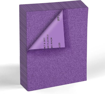MAXMAN 150 Grit Sandpaper 20 PCS, Wet Dry Sandpaper Sheets 9 x 11 Inch by MAXMAN