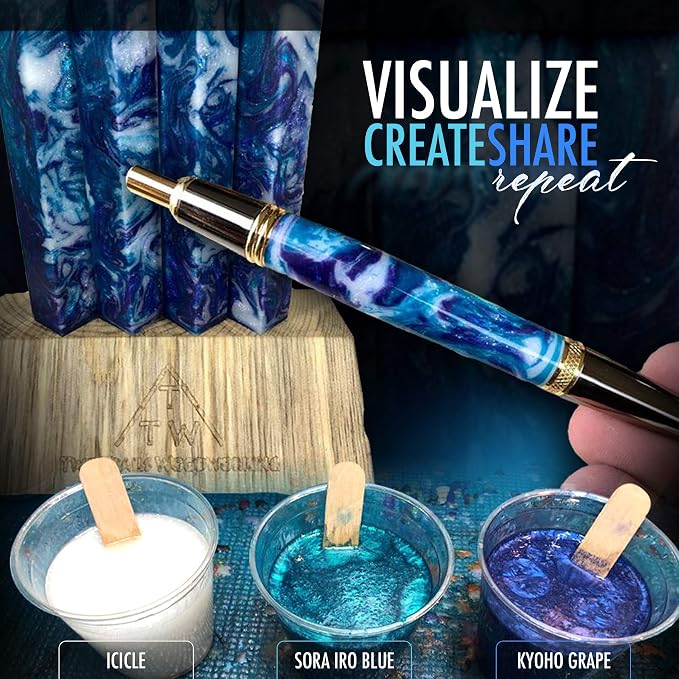 Eye Candy Pigments Premium Blue Mica Powder - Image 8