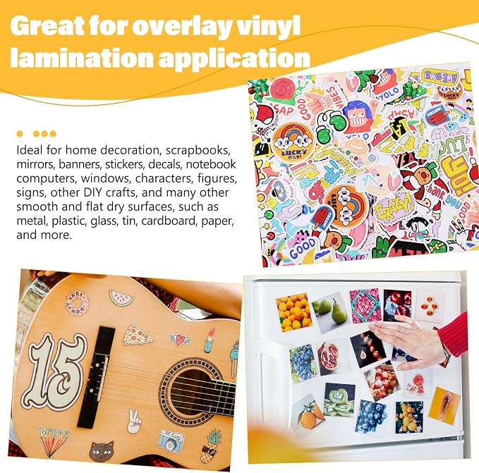 TECKWRAP Matte Laminating Sheets clear laminate sheets Sticker Paper - Image 5