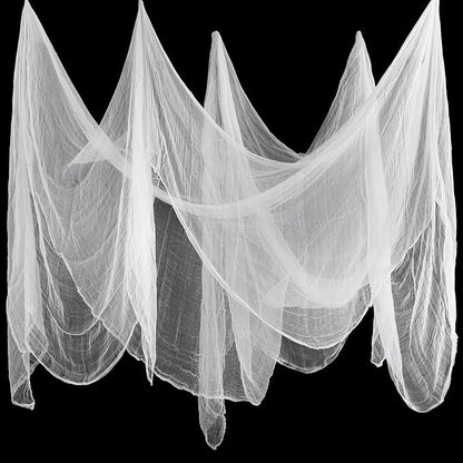 Boao Halloween Cheese cloth 39.37 x 393.7 Inch White Cheesecloth Roll by Boao