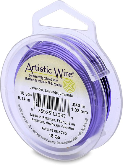 Artistic Wire, 18 Gauge Tarnish Resistant Colored Copper Craft Jewelry Wrapping by Unknown