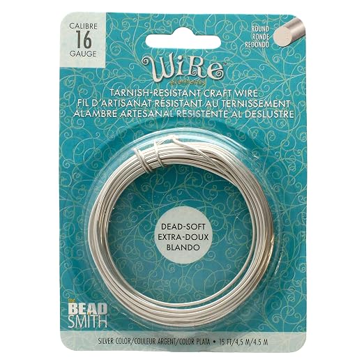The Beadsmith Wire Elements Craft Wire – Tarnish Resistant, Soft Temper by TheBeadsmith