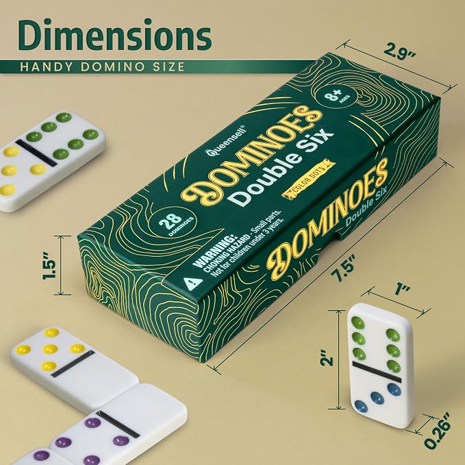 Queensell Dominos Set for Adults - Image 3