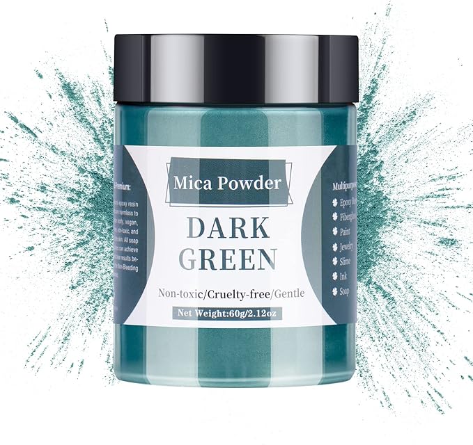 Mica Powder - 60g Mica Powder for Epoxy Resin - Pearl Pigment Powder Dye for by LightStone