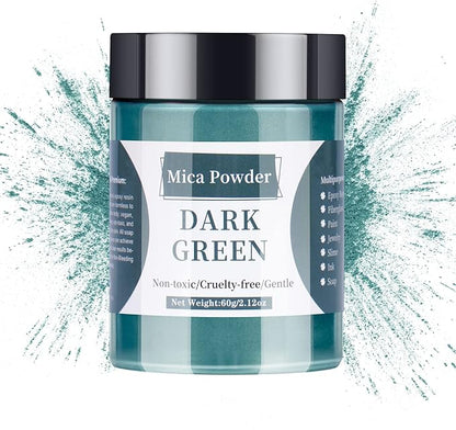 Mica Powder - 60g Mica Powder for Epoxy Resin - Pearl Pigment Powder Dye for by LightStone