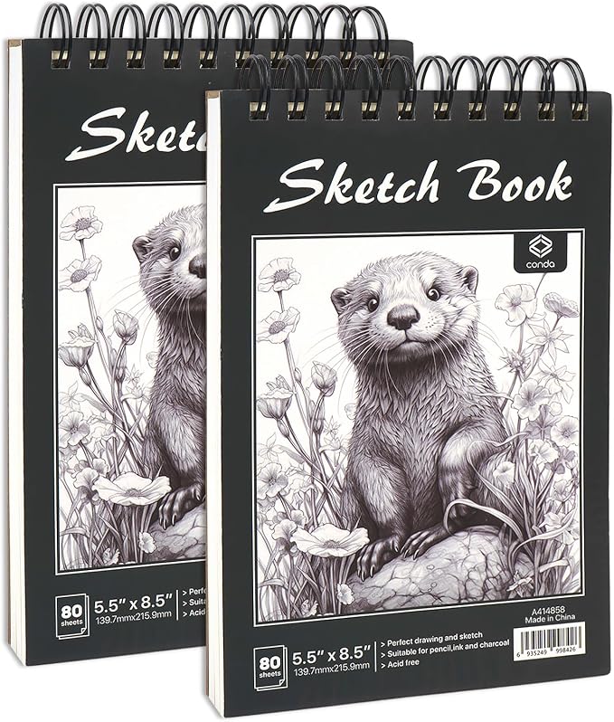 CONDA 5.5 x 8.5 Sketchbook Book by CONDA