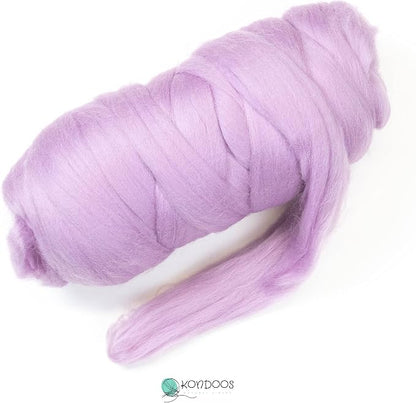 Kondoos Colored Natural Wool roving, 1 lb. Best Wool - Image 2