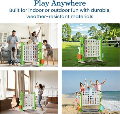 UNICOO Giant 4 in A Row Game - Image 2