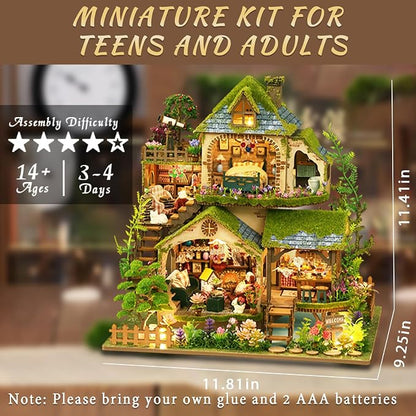 DIY Miniature House Kit, Mini House Building Kit - Image 3