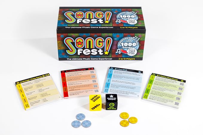SongFest! is a New Music Trivia Party Game | Song QR Codes Provide Audio Hints - Image 2