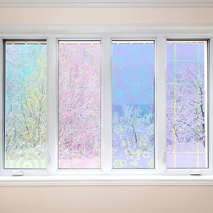 36 Sheets Holographic Sticker Paper Clear A4 Vinyl Sticker Paper Self Adhesive - Image 6