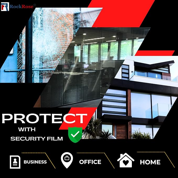 UV 99% VLT 5% Security and Safety 4 Mil Color Window Film Shatterproof Anti - Image 8