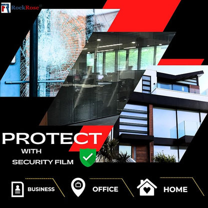 UV 99% Security and Safety 4 Mil Clear Window Film Shatterproof Anti Shatter - Image 4