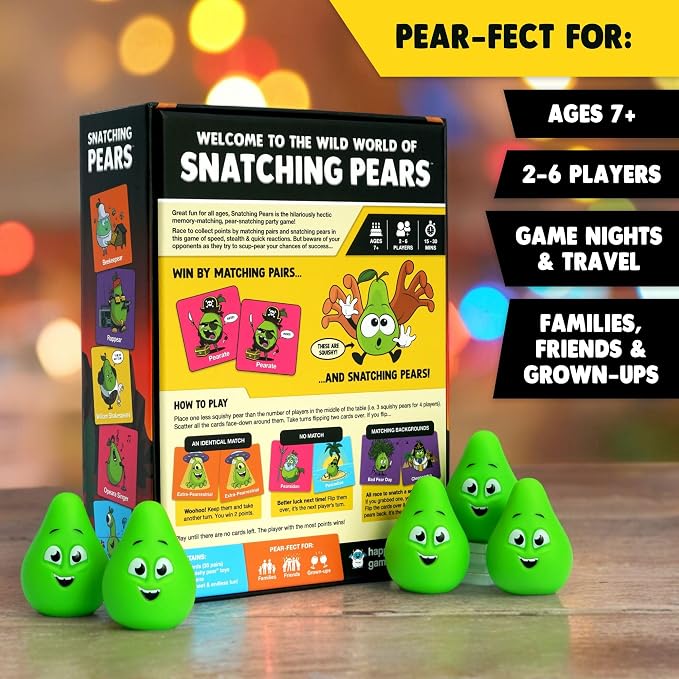 Snatching Pears! – The Hilarious Memory-Matching, Pear-Snatching Party Game | - Image 2