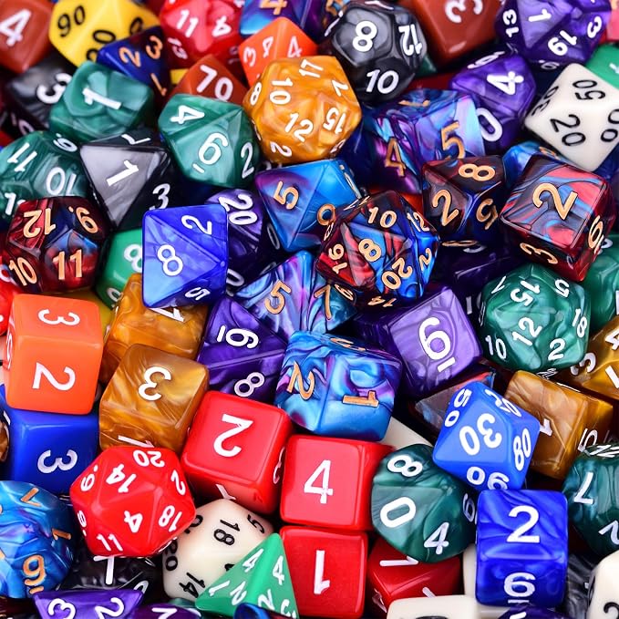 Extended Dice RPG Set 15 x 31 Polyhedral Dice - Image 7