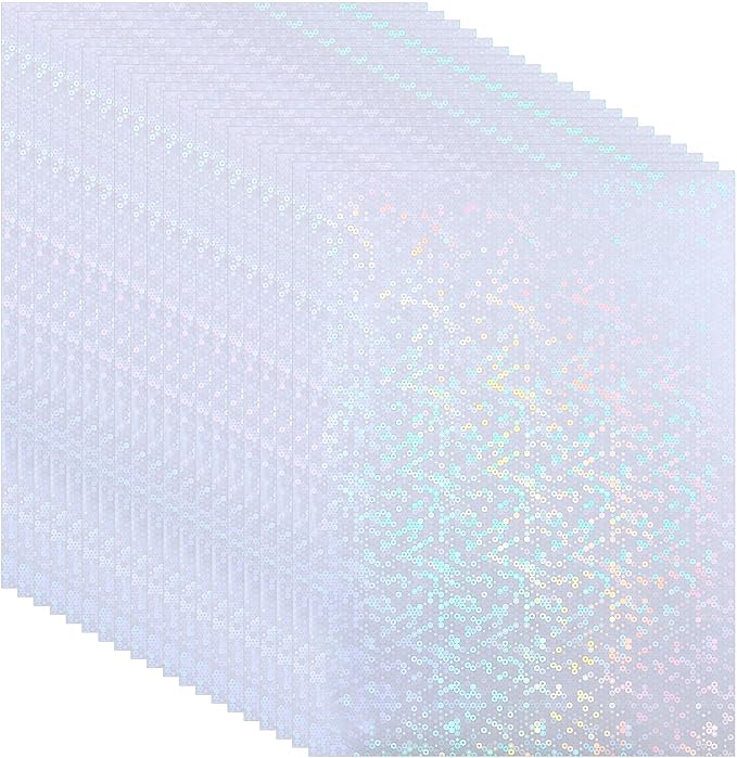 PATIKIL 8.3x5.8" Holographic Sticker Paper, 20Sheets A5 Polypropylene by PATIKIL