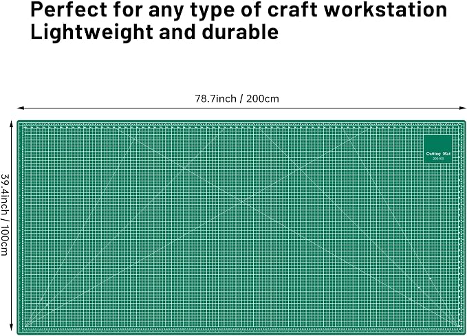Headley Tools 39.4'' X 78.7'' Thickened Self Healing Cutting Mat, Rotary - Image 3