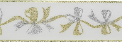 MEEDEE Gold & Silver Christmas Ribbon - Image 7