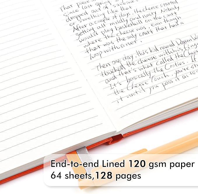 5 Pack Journal Notebook Bulk for School, Feela Hardcover Business Notebooks - Image 3