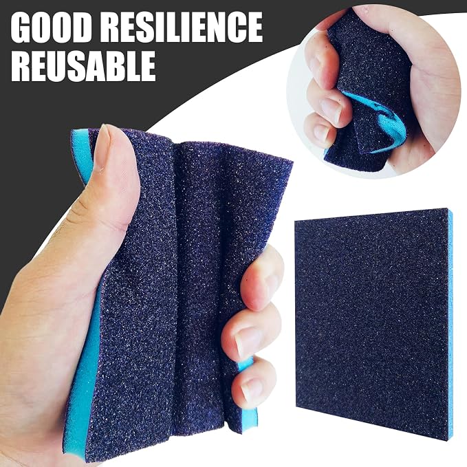 18pcs Sanding Sponge Kit 60, 320 grit, Soft Sanding Blocks Washable and Reusable - Image 5