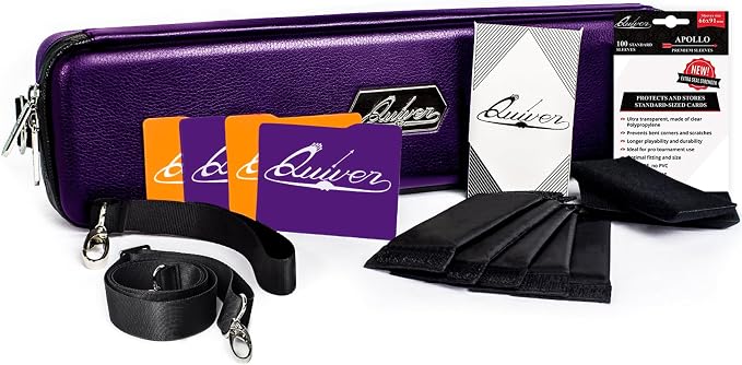Quiver Time Purple Quiver Card Carrying Case by QuiverTime%C2%AE