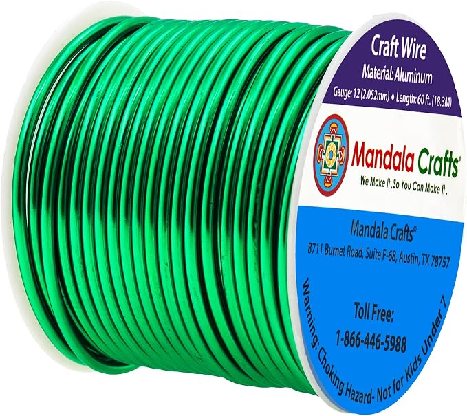 Mandala Crafts 12 Gauge Anodized Aluminum Craft Wire - Image 2