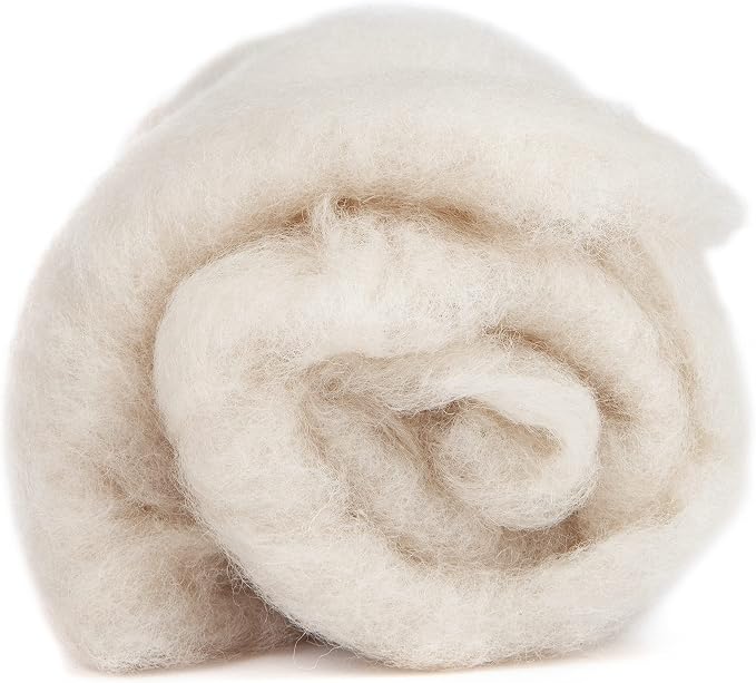 Desert Breeze Distributing Maori Wool Carded Batting, 100% Natural New Zealand by DesertBreezeDistributing