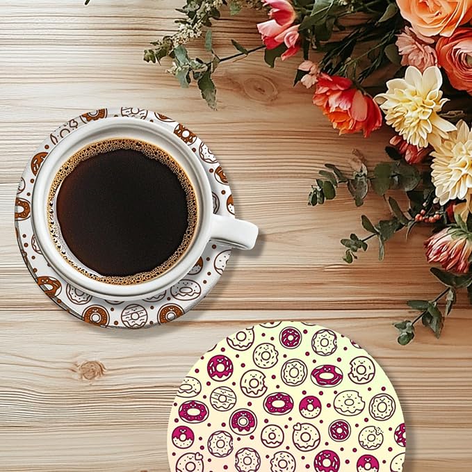 CHGCRAFT Donuts Pattern Polymer Clay Texture Sheet Polka Dots Pattern Silicone - Image 6