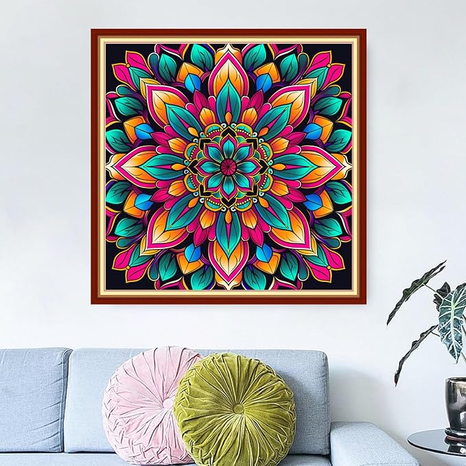 Dimensean Stamped Cross Stitch Kits Full Range of Embroidery Patterns Starter - Image 2