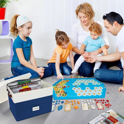 Board Game Storage with 12pcs Zipper Bags and Writable Stickers, Board Game - Image 2