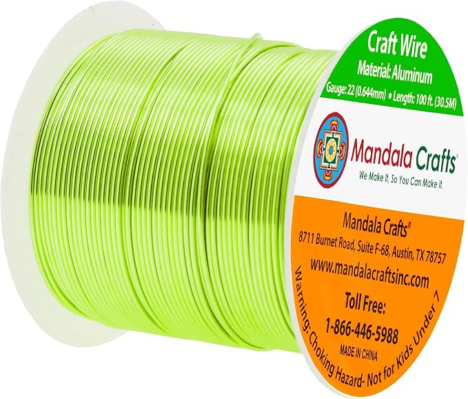 Mandala Crafts 22 Gauge Anodized Aluminum Craft Wire - Image 2