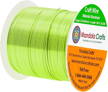 Mandala Crafts 22 Gauge Anodized Aluminum Craft Wire - Image 2