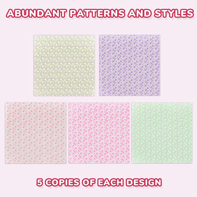 Joycat Pastel Glow in The Dark Origami Paper - Image 8