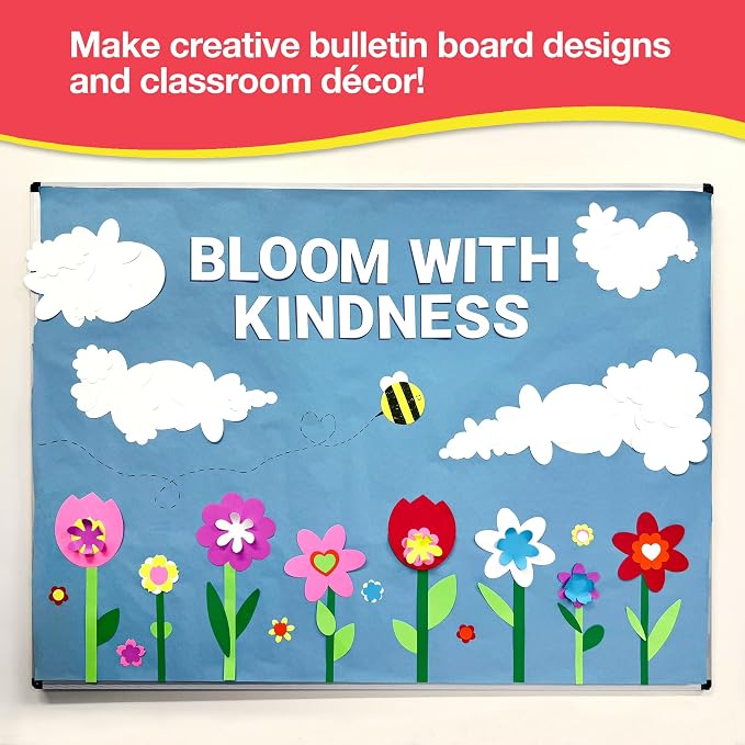 FreshCut Crafts: 280 Pieces of DIY Flower Cutouts - Image 3