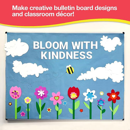 FreshCut Crafts: 280 Pieces of DIY Flower Cutouts - Image 3