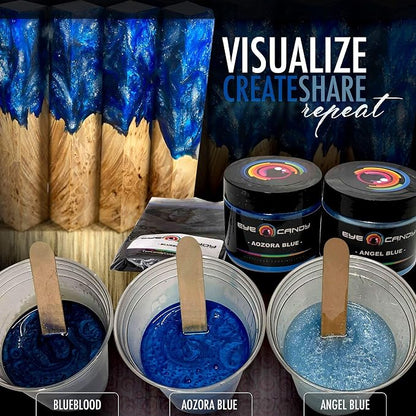 Eye Candy Pigments Premium Blue Mica Powder - Image 8