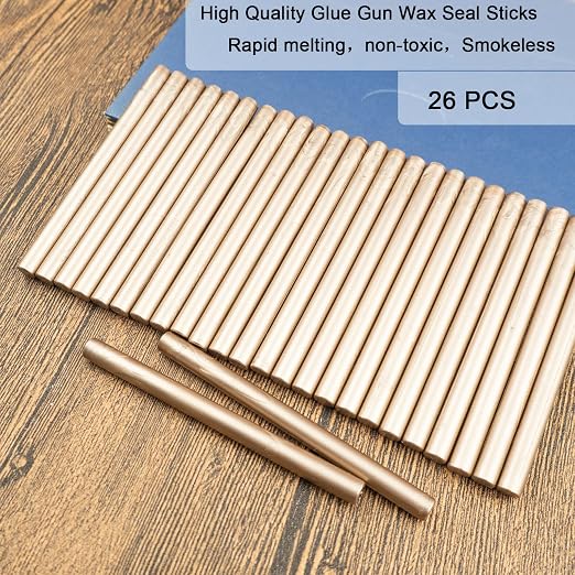 Wax Seal Stick, Ioggtser 26 PCS Mini Glue Gun Wax Seal Stick - Image 2
